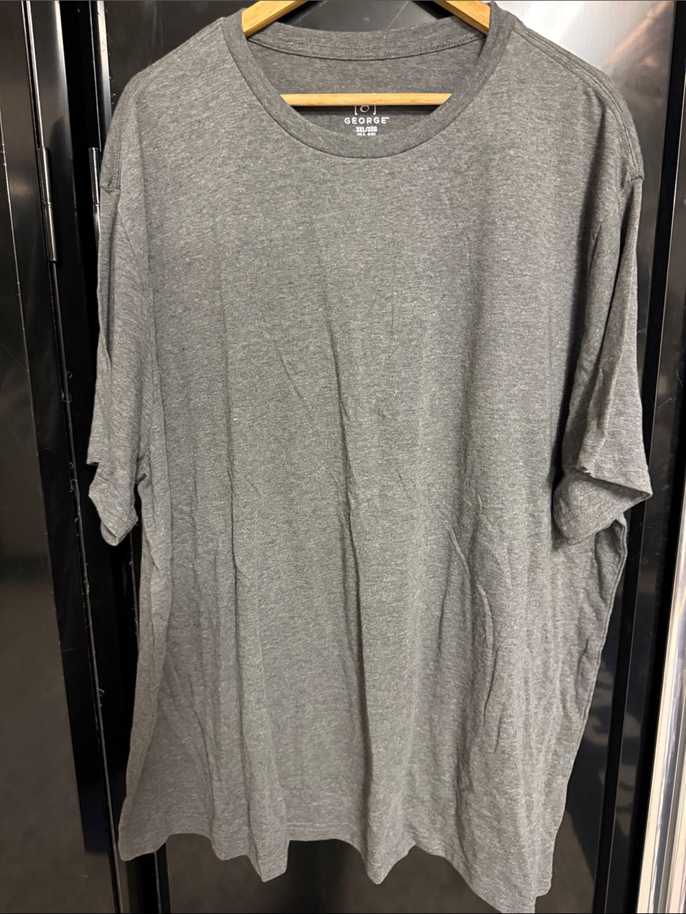 George Men's Short Sleeve Crew Neck T-Shirt in Heather Gray